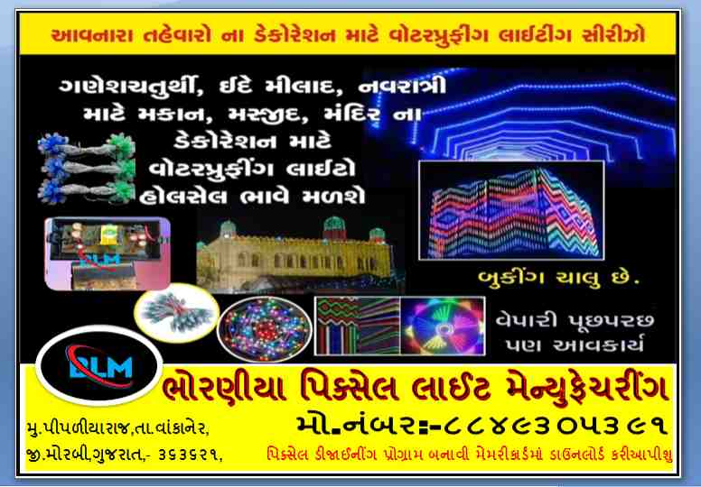દરેક પ્રકારની વૉટરપ્રુફ ડેકોરેશન લાઈટ