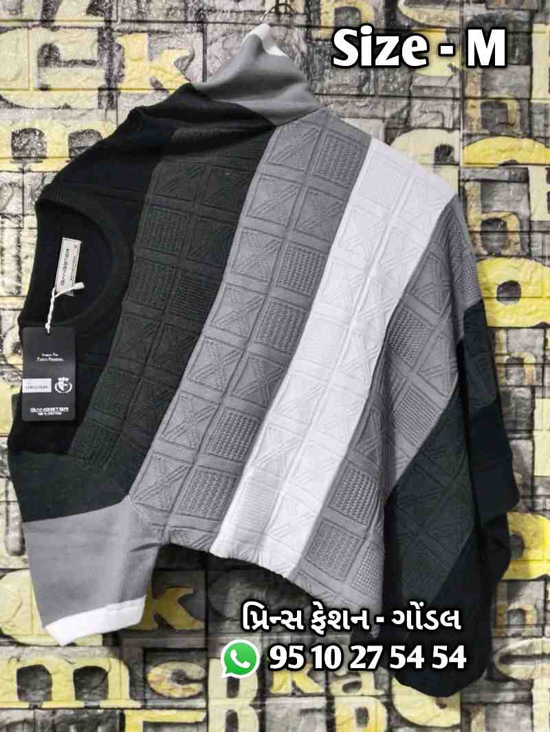 હેવી બ્રાન્ડેડ ફેબ્રીક ટી – શર્ટ